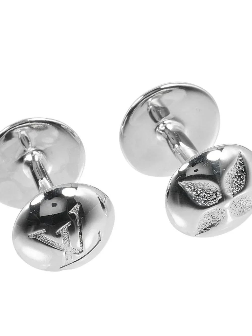 LOUIS VUITTON Buton de Manchette cuffs M65059 crew Silver925 mens